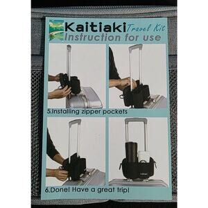 Kaitiaki‎ Travel Kit Luggage Handle Cup Holder NWT